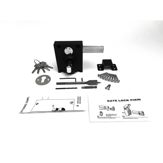 Sonra Long Throw Dead Lock - Single & Double Locking Euro Cylinder | 50mm & 70mm Gates
